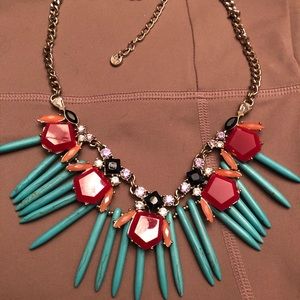 LOFT vibrant statement necklace